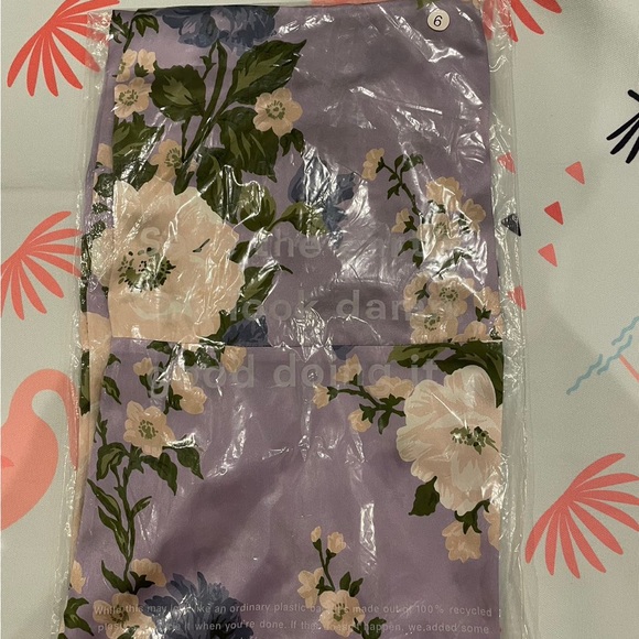 NWT Reformation Frankie Silk Dress Garden Soiree - Picture 8 of 8